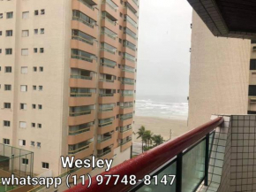 Apartamento na praia grande a 50 metros da praia , vista para o mar